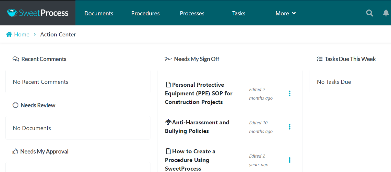 Staff training, Business process documentation, and knowledge management in one centralized platform
