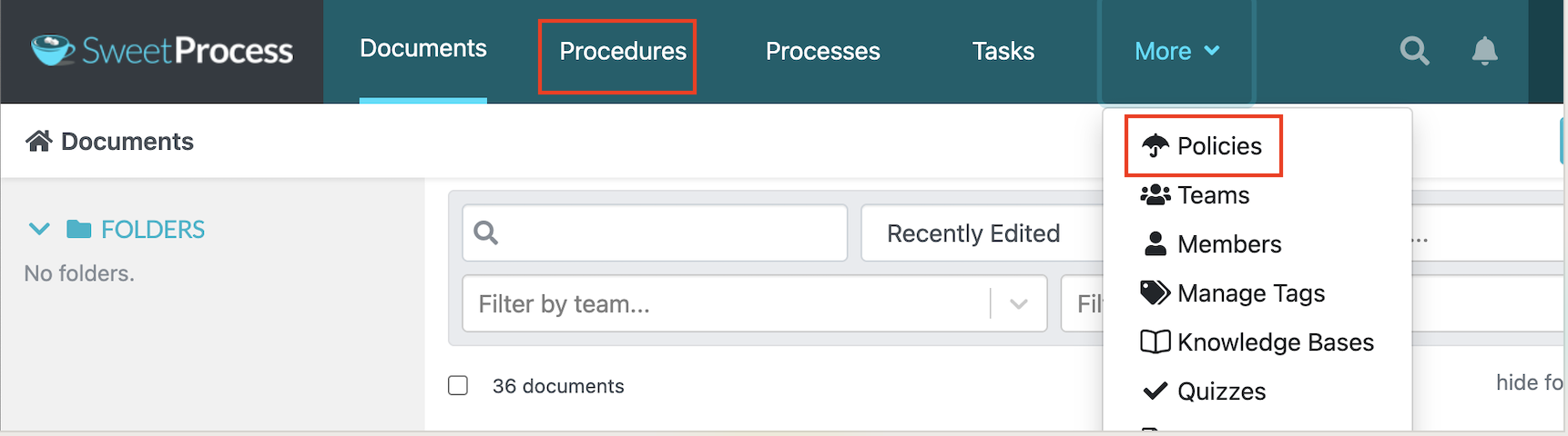 Document Training Procedures and Policies