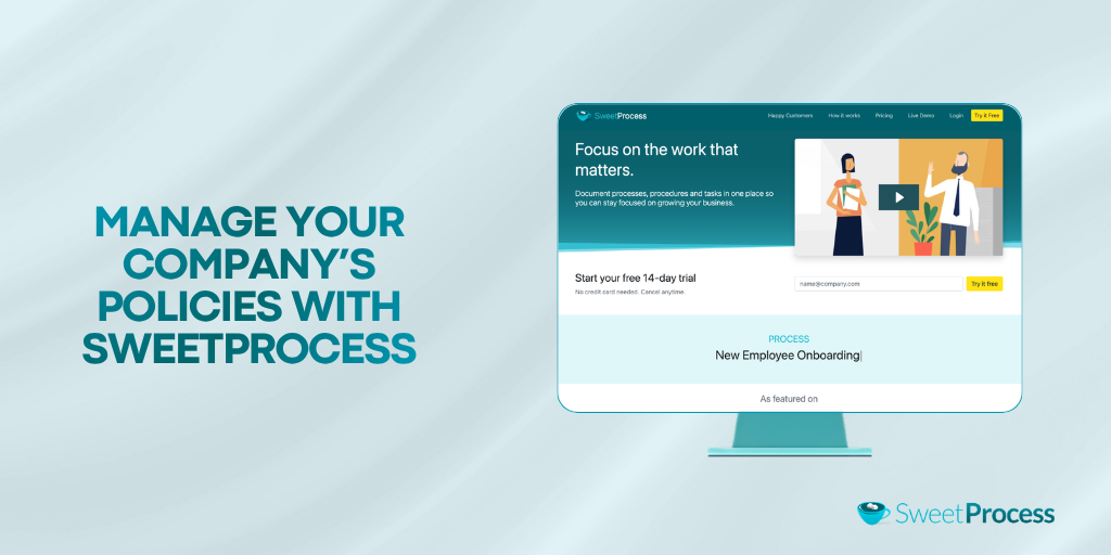 Manage Your Company’s Policies With SweetProcess