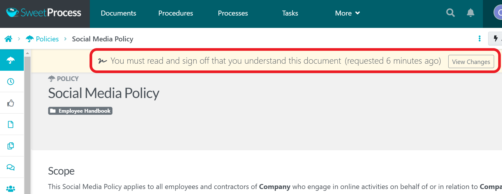 You can add “sign-offs” to ensure teams endorse each work instruction to signify that they actually went through and understand the document.