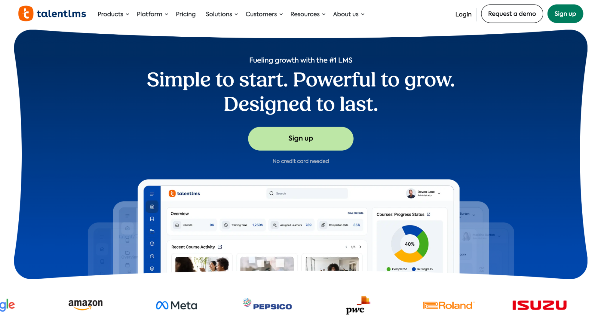 TalentLMS: Best for Course-Based Online Training
