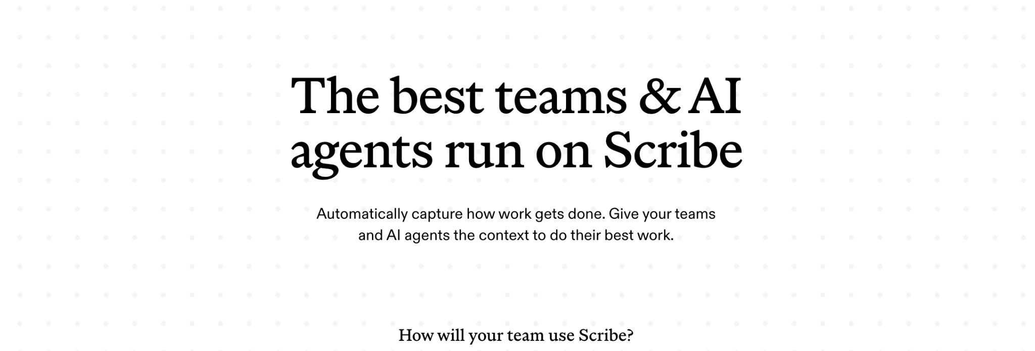 Scribe screenshot