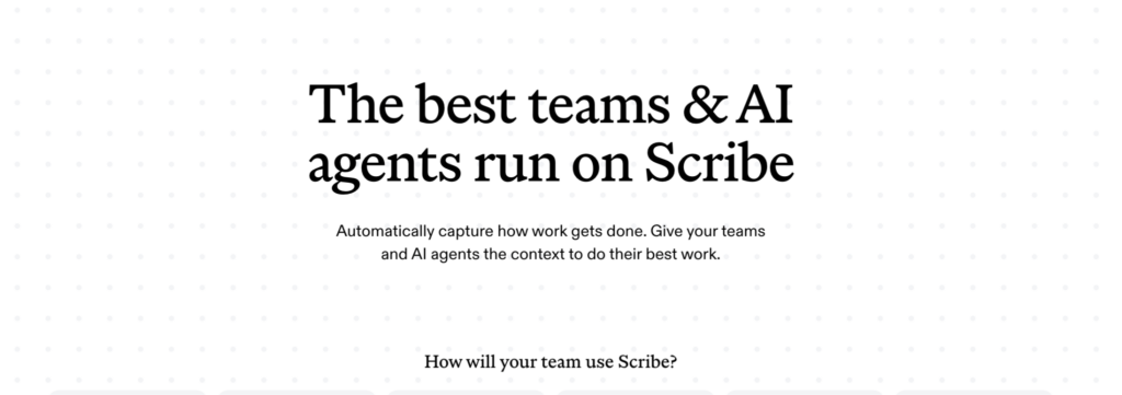 Scribe screenshot