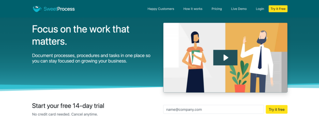 SweetProcess screenshot