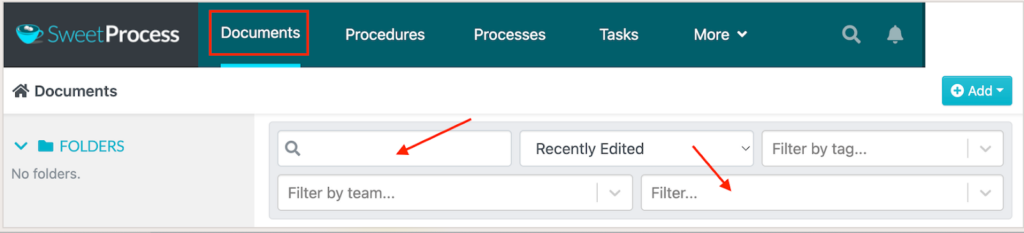 Features of SweetProcess screenshot
