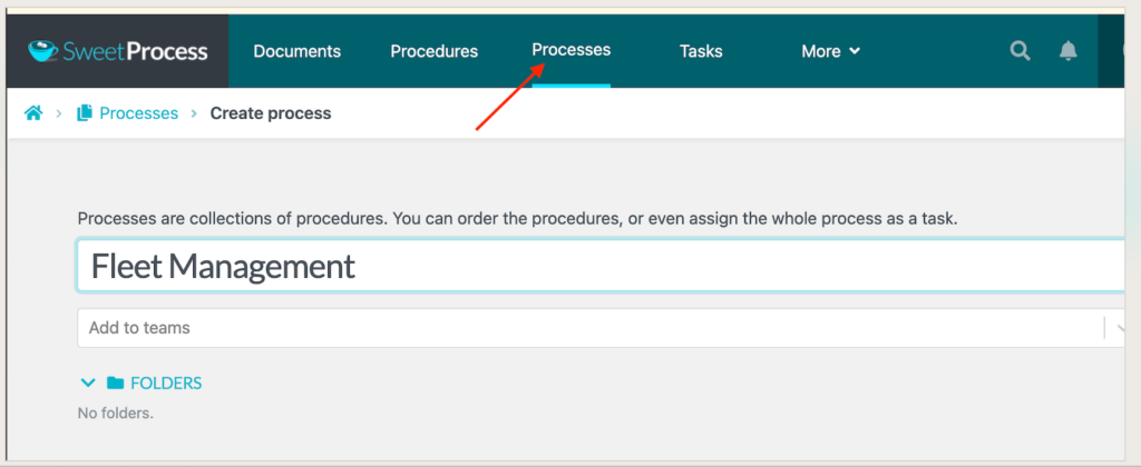 SweetProcess screenshot