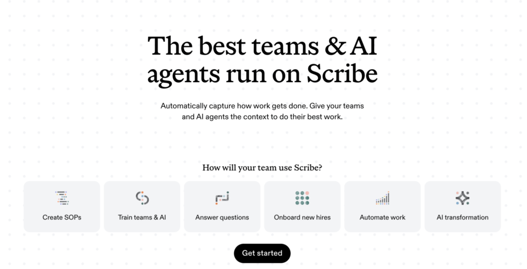 What is Scribe? screenshot