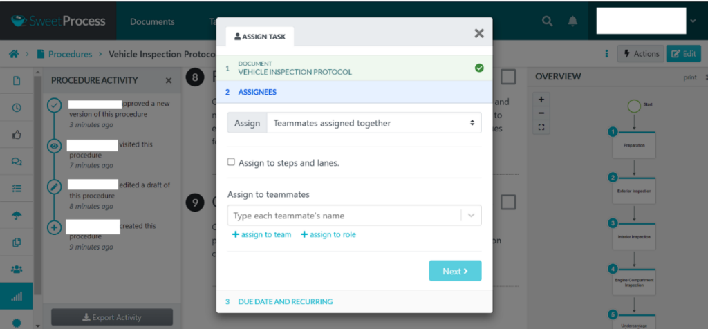 SweetProcess screenshot