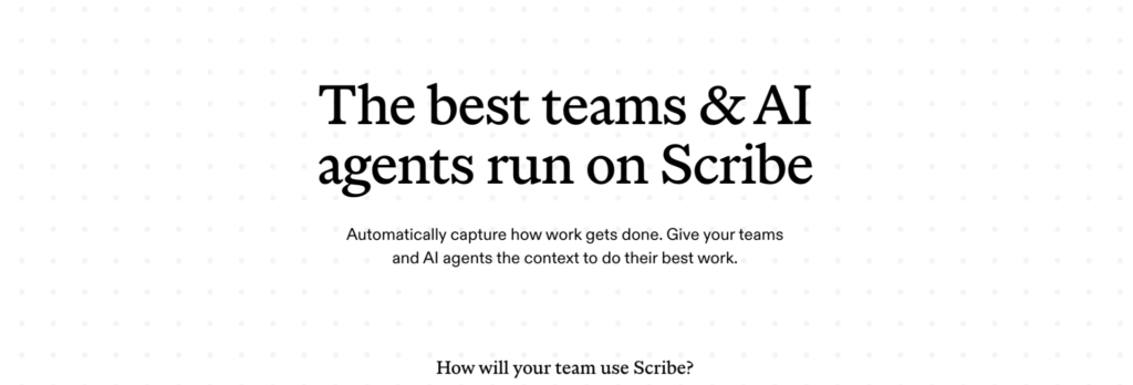 Scribe screenshot