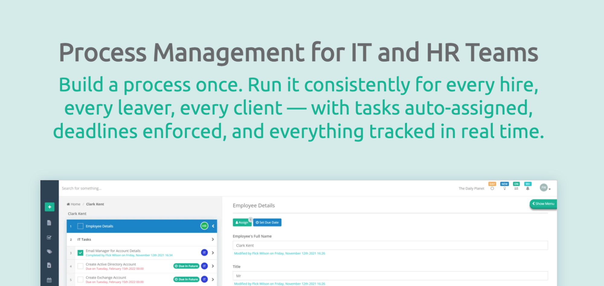 CheckFlow product screenshot