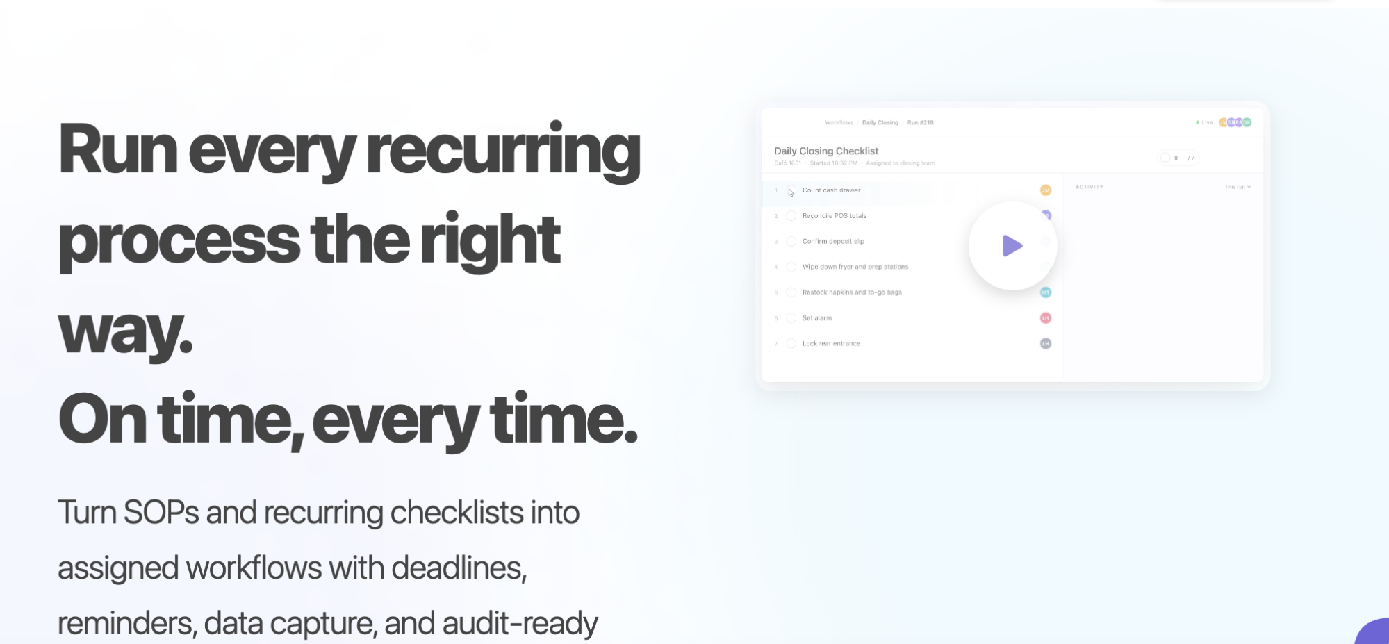 Manifestly product screenshot